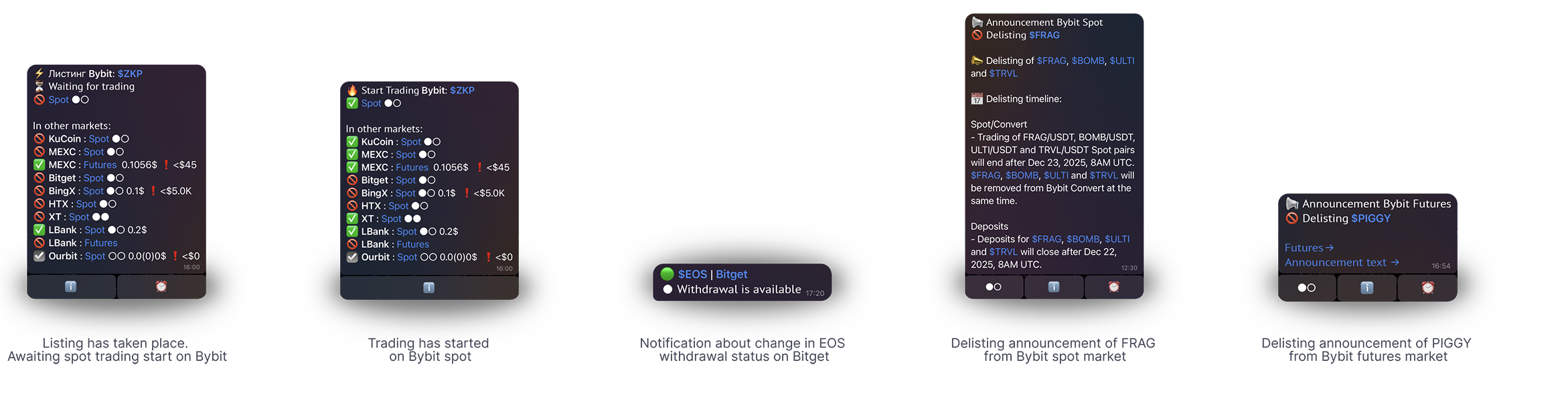 Listing Signals Bot, Arby.Trade